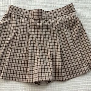 Plaid girls skorts Shorts
